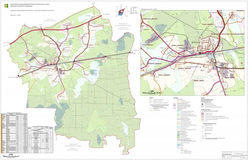 22-МОП-Схема существующей транспортной инфраструктуры